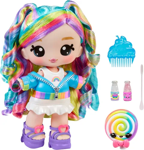 Vista 6 de Yummiland Muñeca grande + Lipgloss Mascota - Melocotón