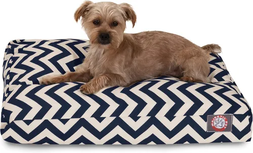 Vista 27 de Majestic Pet Chevron - Cama rectangular lavable para perros, antideslizante, cómoda cama para mascotas, cama de jaula con funda extraíble lavable