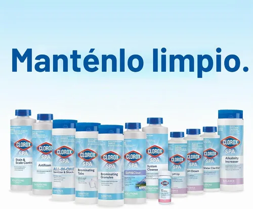 Vista 5 de Clorox® Pool&Spa™ Spa pH Down, Baja el pH en el agua del spa, Seguro para todos los tipos de spa, 22 onzas (Paquete de 1)