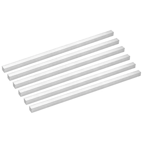 Vista 33 de uxcell Barra plana cuadrada de aluminio, 1-1/2" de espesor 1-1/2" de ancho 12" de longitud Barra cuadrada de aluminio 6061, placa plana de aluminio