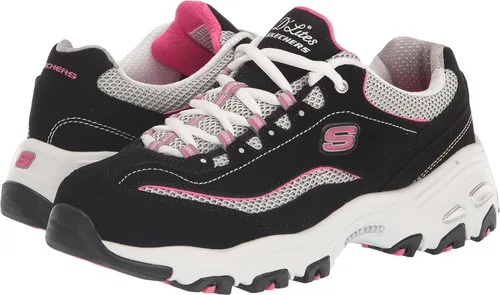Vista 11 de Skechers D'Lites-Life Saver - Tenis de espuma viscoelástica con cordones para mujer