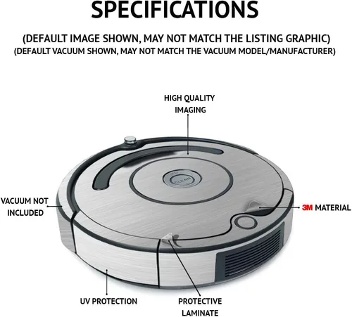 Vista 2 de MightySkins Skin compatible con iRobot Roomba s9+ Vacuum & Braava Jet m6 Bundle – Mármol ámbar, cubierta de vinilo duradera y única Fácil