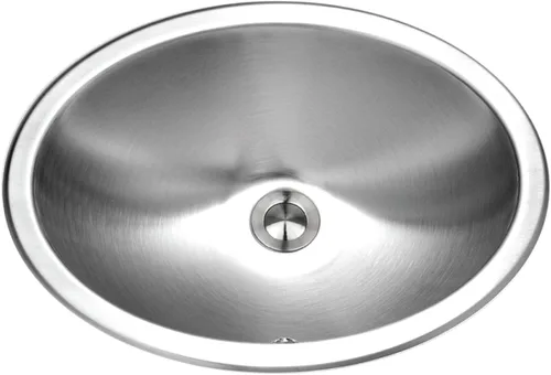 Vista 7 de OPUS Lavatory tazón ovalado, 6 en Deep 18 Ga, anidadas Bulk Pack
