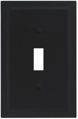 Vista 36 de Questech Cubiertas de tomacorrientes, placas de pared dúplex individuales, placas de interruptor de 1 banda, tamaño estándar, cubiertas de toma