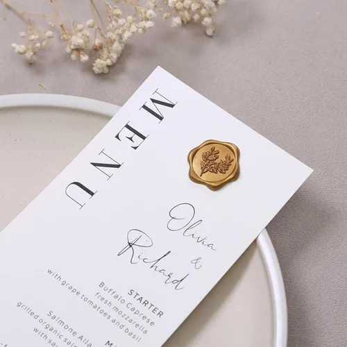 Vista 8 de UNIQOOO Calcomanías de Sello de Cera - Calcomanías de Sello de Sobre de Invitación de Boda de Eucalipto, 100 Piezas de Calcomanías Autoadhesivas