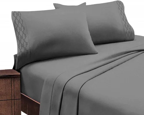 Vista 7 de Home Sweet Home - Juego de ropa de cama transpirable extra suave y resistente a las arrugas, juego de sábanas de 4 piezas con bolsillo profundo