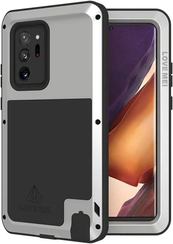 Vista 8 de LOVE MEI Funda para teléfono Galaxy Note 20 Ultra 0.18 oz, [sin protector de pantalla de vidrio] Carcasa rígida de cuerpo completo, resistente, a
