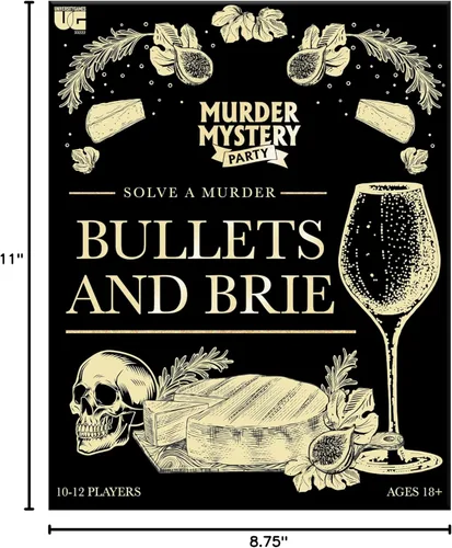 Vista 10 de Fiesta de Misterio de Asesinato, Balas y Brie, para Edades 18+