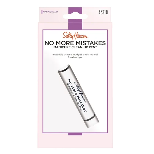 Vista 2 de Sally Hansen No More Mistakes - Bolígrafo de limpieza de manicura, blanco, 0.05 onzas, el embalaje puede variar