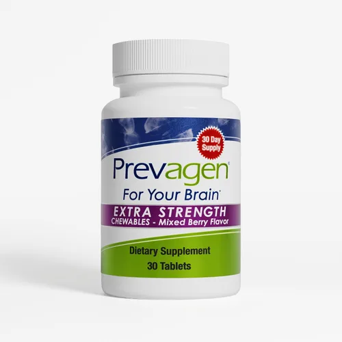 Vista 2 de Prevagen Extra Strength Mixed Berry Chewables with Storage Box, 1-Pack