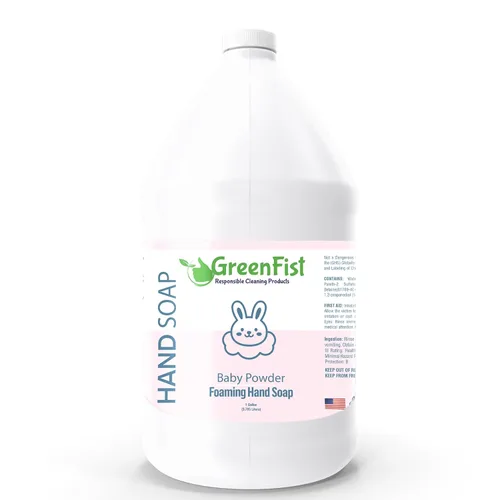 Vista 18 de Recargas de jabón de manos con espuma GreenFist Aroma a Almendra y Cereza Botella de espuma fabricada en EE. UU., 128 onzas (1 galón)