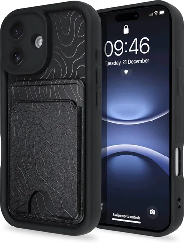 Vista 117 de MZELQ Compatible con iPhone 11 Funda TPU Soporte para Tarjetas Cubierta de Billetera, Protección de Cámara + Protector de Pantalla Funda Suave