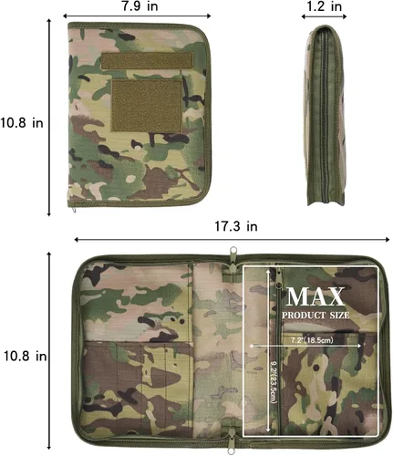 Vista 5 de Carpeta militar del anillo de la cubierta 6 del cuaderno del ejército