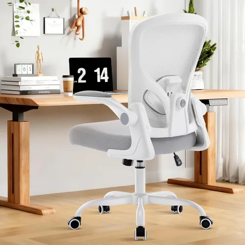 Vista 9 de Silla de oficina ergonómica, cómoda silla de escritorio de oficina para computadora, color negro