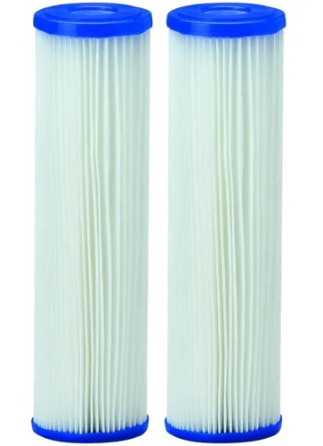 Vista 6 de Pentair Pentek R50 Filtro de agua de sedimentos, 10 pulgadas, cartucho de filtro de poliéster plisado debajo del fregadero, 10 x 2.5 pulgadas, 50