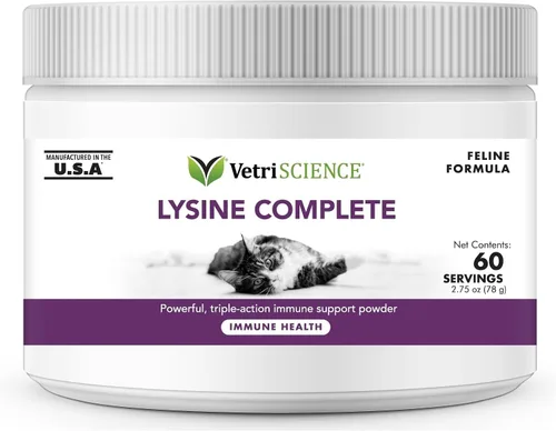 Vista 11 de VetriScience Gomitas de Lisina para la Salud de la Inmunidad, 250 mg de Lisina Plus Suplemento Inmunológico para Gatos y Gatito con Alergias