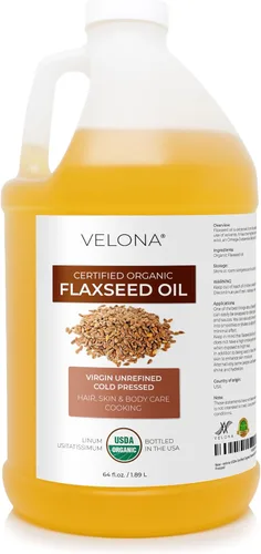 Vista 9 de velona Amla Oil USDA certificado orgánico - 64 onzas líquidas Aceite portador 100% puro y natural Virgen extra, sin refinar, prensado en frío