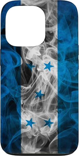 Vista 10 de Smoke Honduras Flag - Funda estilo nube hondureña ahumada para iPhone 17