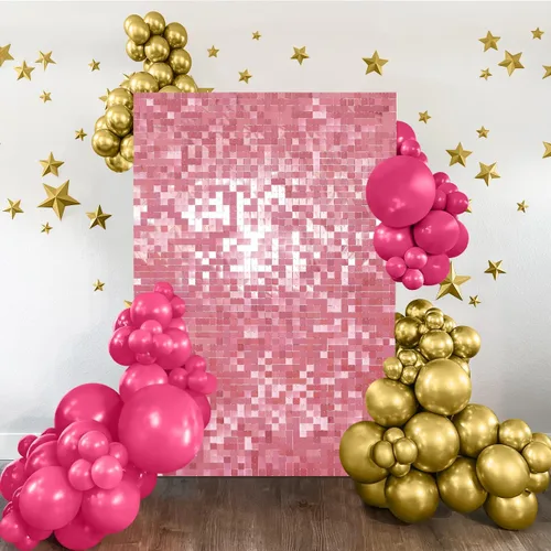 Vista 13 de Fondo negro brillante para pared, 3 x 4 pies, fondo de fotos de graduación con purpurina para fiestas, aniversarios, discotecas, cumpleaños