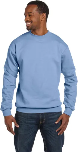 Vista 21 de Hanes Men's Sweatshirt, EcoSmart Fleece Crewneck Sweatshirt, Big & Tall Available, 1 or 2-Pack Marrón (Army Brown)