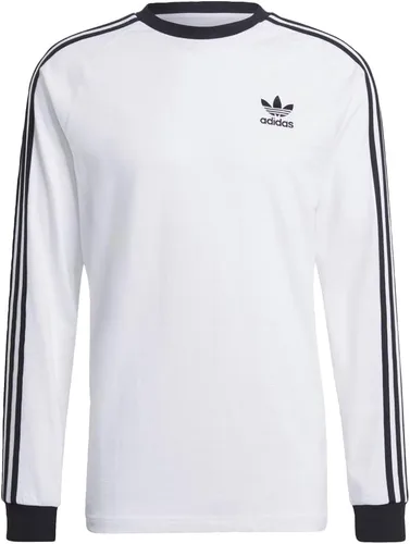 Vista 4 de adidas Originals Camiseta de manga larga con 3 rayas para hombre