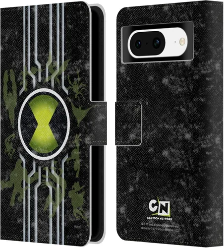 Vista 7 de Head Case Designs Con licencia oficial de Ben 10: Alien Force Ben's Jacket Graphics - Funda tipo cartera de piel compatible con Google Pixel 8