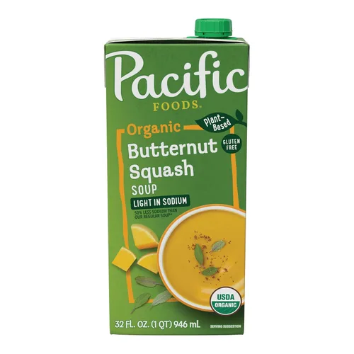 Vista 11 de Pacific Foods Sopa Orgánica de Calabaza Butternut, Cartón de 32 oz (Paquete de 12)