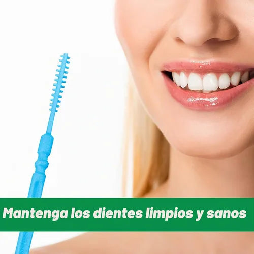 Vista 5 de 2280pcs palillo de dientes de plástico de doble cabeza, púas de dientes