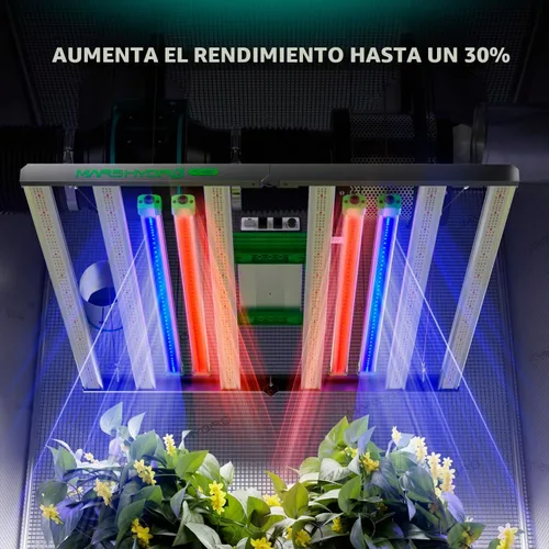 Vista 4 de MARS HYDRO ADlite Red30 & Blue30 Luz de Crecimiento LED para Plantas de Interior, Luces de Crecimiento de 30Wx2, Luz Suplementaria de Espectro Rojo
