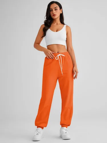 Vista 2 de AUTOMET Women's Cinch Bottom Sweatpants Athletic Joggers Lounge Pants with Pockets