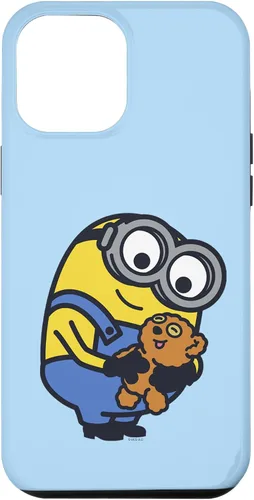 Vista 25 de iPhone 13 Despicable Me Minions Bob Holding Teddy Bear Case