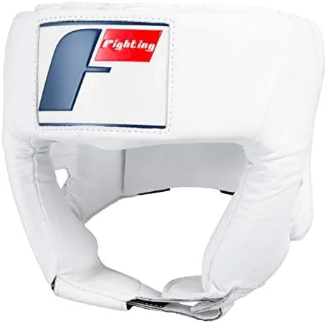 Vista 3 de Fighting Sports USA Boxing Comp Headgear (cara abierta), blanco, mediano