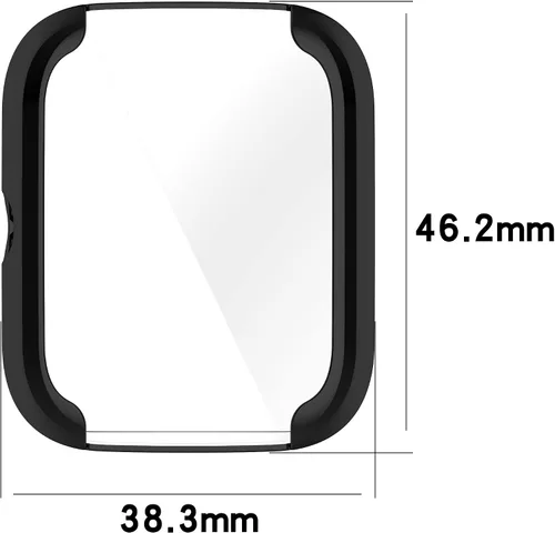 Vista 5 de Compatible con Bip 3, protector de pantalla ultra delgado y suave, funda protectora completa accesorios (paquete de 7)