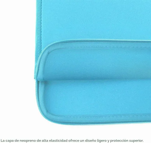 Vista 4 de Arvok Funda para Laptop de 11, 11.6 y 12 pulgadas para MacBook Air 12, funda de neopreno resistente al agua para notebook, computadora y tablet Azul
