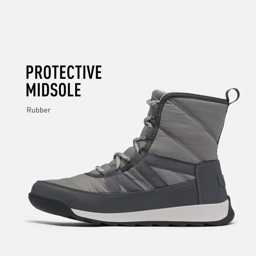 Vista 4 de SOREL Whitney Botas cortas con cordones para mujer, botas de invierno de nailon impermeables