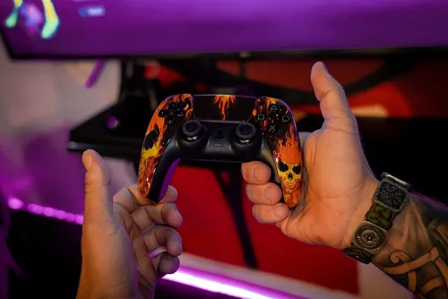 Vista 57 de Custom Wireless Controller compatible with PS5 Exclusive Unique Design Personalize Your Gaming Experience with Unique Design and Exceptional