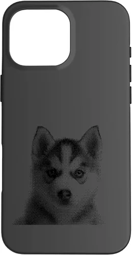 Vista 19 de Chic Husky Puppy for Dog Mom and Paw Parents Case for iPhone 16