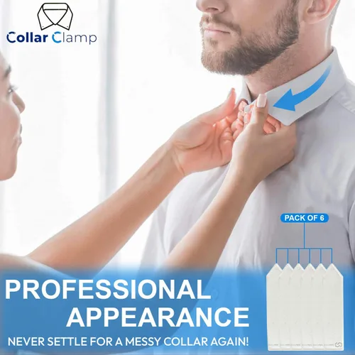 Vista 5 de Adhesivos de doble cara para el cuello, crujientes, extraíbles, insertos de cuello, moldeador de cuello para camisas de vestir para hombres, 3