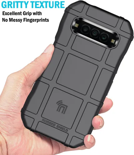 Vista 3 de Serie de operaciones especiales para Kyocera DuraForce Pro 3 - Negro Escudo resistente, cubierta flexible de TPU, antihuellas, textura mate