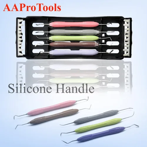 Vista 3 de Kit de instrumentos de llenado compuesto dental de silicona 5pcs Herramientas DN-2285