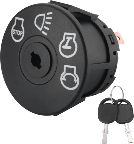 Vista 7 de Interruptor de encendido para cortacésped, 3 posiciones, 925-04228 para Cub Cad et Craftsman Troy Bilt MTD, interruptor de llave de cortacésped