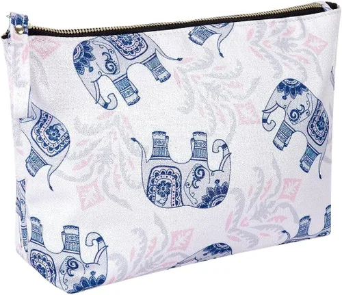 Vista 7 de Kamo Bolsas de maquillaje - Bolsa de cosméticos para mujer, bolsa con cremallera, organizador de cosméticos de viaje, bolsas de viaje para artículos