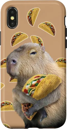 Vista 5 de Capybara Capybaras Eating Taco - Carcasa para iPhone 17