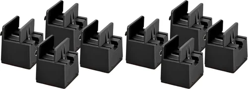Vista 11 de uxcell Elevadores de cama de 2 pulgadas con abrazadera de tornillo ajustable, 4 elevadores de muebles para cama, escritorio, sofá, mesa, apto