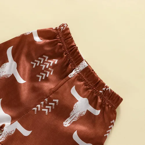 Vista 36 de Conjunto de pijama de manga larga con botones para niña pequeña, conjunto de ropa de dormir