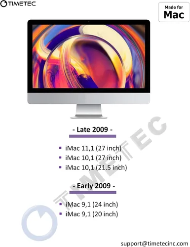 Vista 5 de Timetec 4 GB compatible con Apple DDR3 1067MHz / 1066MHz PC3-8500 CL7 doble rango para Mac Book, Mac Book Pro, iMac, Mac mini