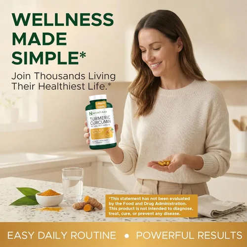Vista 7 de Nature's Push Curcumina de cúrcuma súper potente 30:1 Extracto 30:1 375 mg 90% curcuminoides, 1,350 mg de raíz de cúrcuma 10:1 más pimienta negra