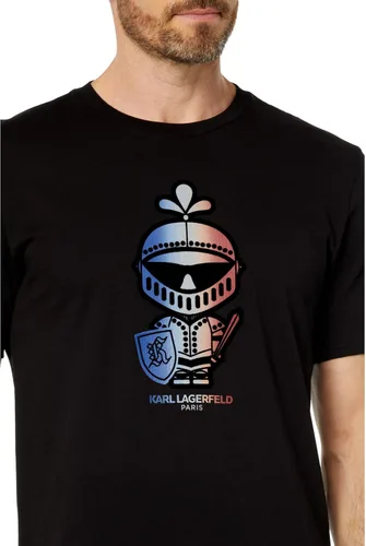 Vista 3 de Karl Lagerfeld Paris Armor Karl - Camiseta de manga corta con cuello redondo