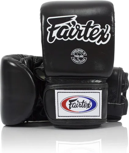Vista 8 de Fairtex TGO3 - Guantes de boxeo Muay Thai para hombres, mujeres, niños, diseño especial de pulgar abierto, guantes de MMA, kickboxing, gimnasio