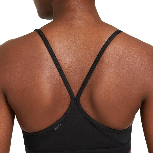 Vista 5 de Nike Indy - Brasier deportivo con cuello en U acolchado de soporte ligero para mujer